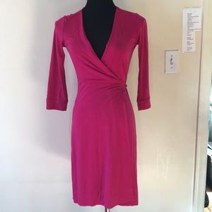 Fuchsia Diane Von Furstenberg wrap dress NWT